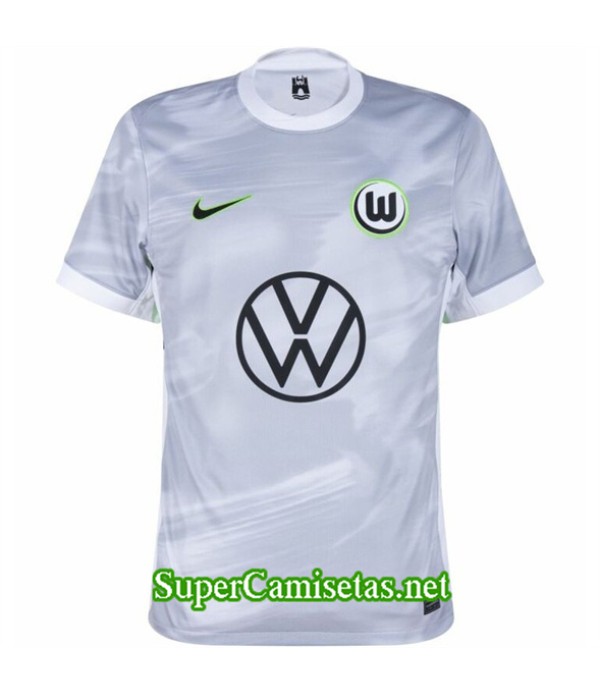 Tailandia Segunda Equipacion Camiseta Wolfsburg 2025 2026