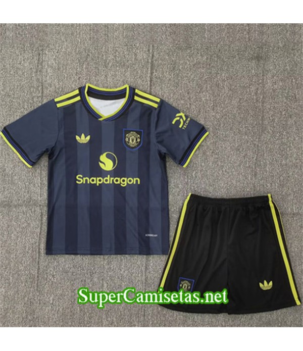 Tailandia Tercera Equipacion Camiseta 2025 2026 Manchester United Enfant