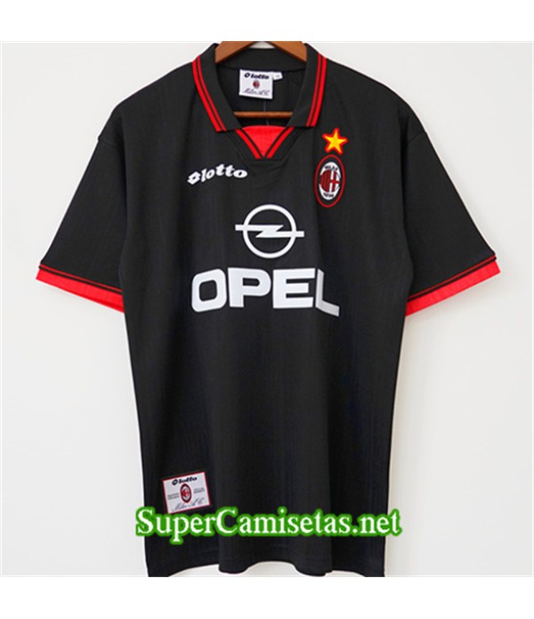 Tailandia Tercera Equipacion Camiseta Retro Ac Milan 1997 98