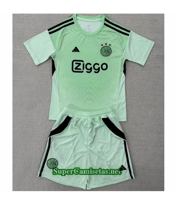Tailandia Equipacion Camiseta Ajax Niño Verde 2025 2026