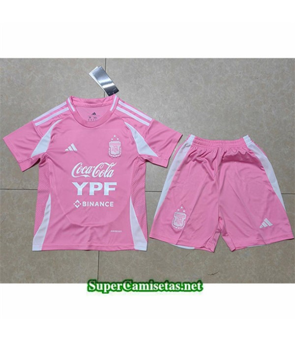 Tailandia Equipacion Camiseta Argentina Niño Rosa 2025 2026