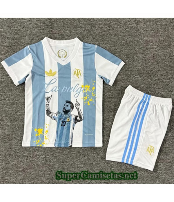 Tailandia Equipacion Camiseta Argentina Niño Panel De Grafiti 2025 2026