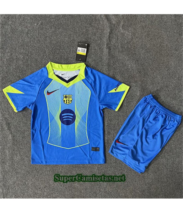 Tailandia Equipacion Camiseta Azul Barcelona Niño 2025 2026
