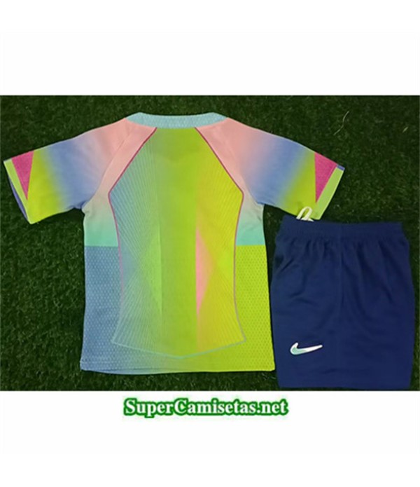 Tailandia Equipacion Camiseta Barcelona Niño Fluorescent Verde 2025 2026