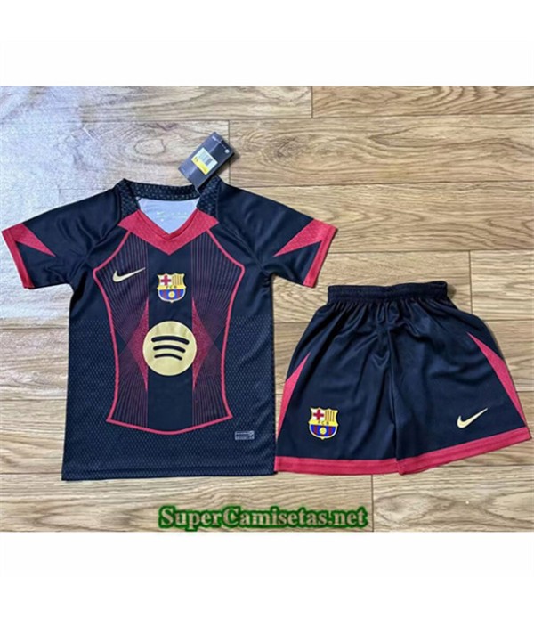 Tailandia Equipacion Camiseta Barcelona Niño Negro 2025 2026