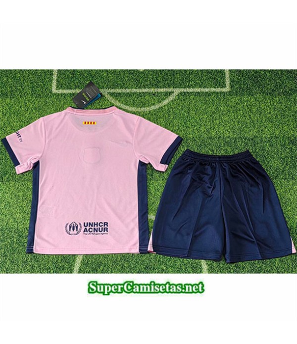 Tailandia Equipacion Camiseta Barcelona Niño Deep Rosa 2025 2026