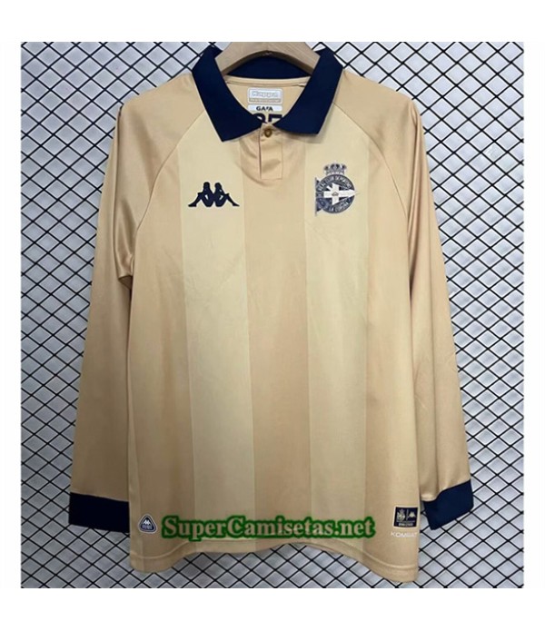 Tailandia Equipacion Camiseta Deportivo La Coruna 25e Anniversaire Manga Larga 2025 2026