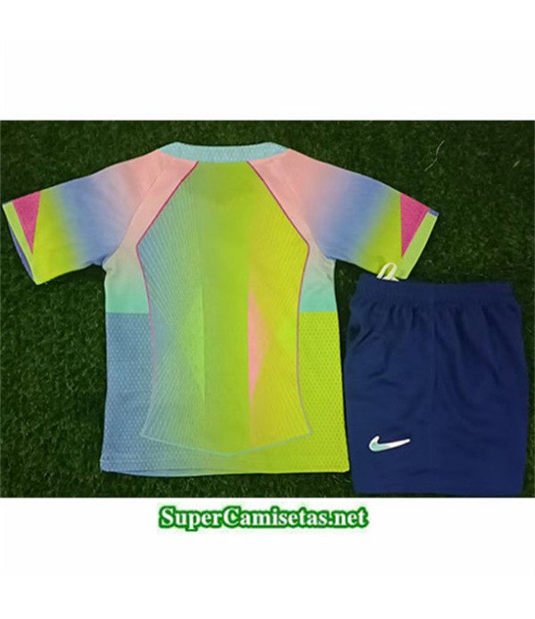 Tailandia Equipacion Camiseta Fluorescent Barcelona Niño Verde 2025 2026