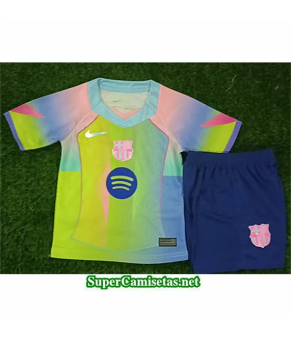 Tailandia Equipacion Camiseta Fluorescent Barcelon...
