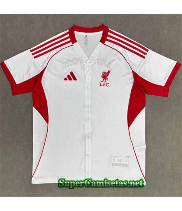 Tailandia Equipacion Camiseta Liverpool Béisbol B...