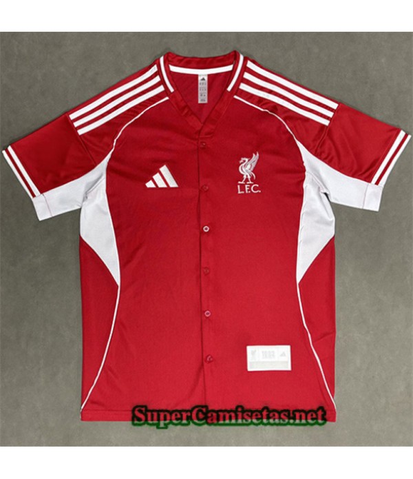Tailandia Equipacion Camiseta Liverpool Béisbol R...