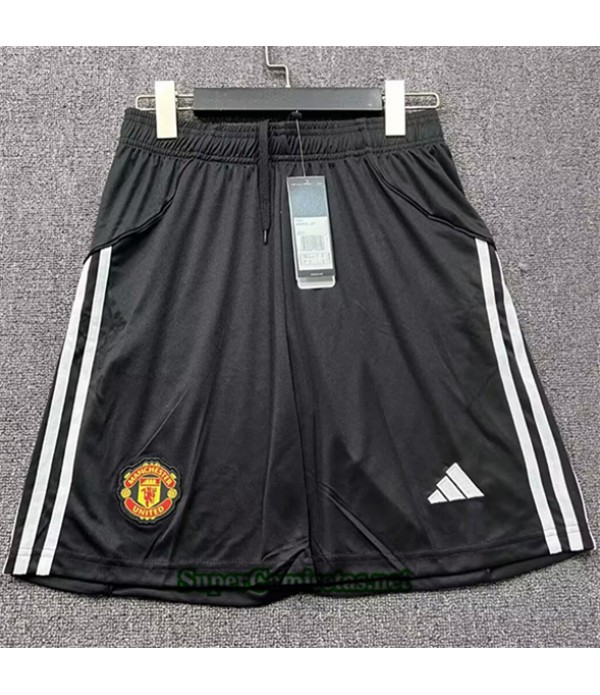 Tailandia Equipacion Camiseta Manchester United Pantalones Negro 2025 2026