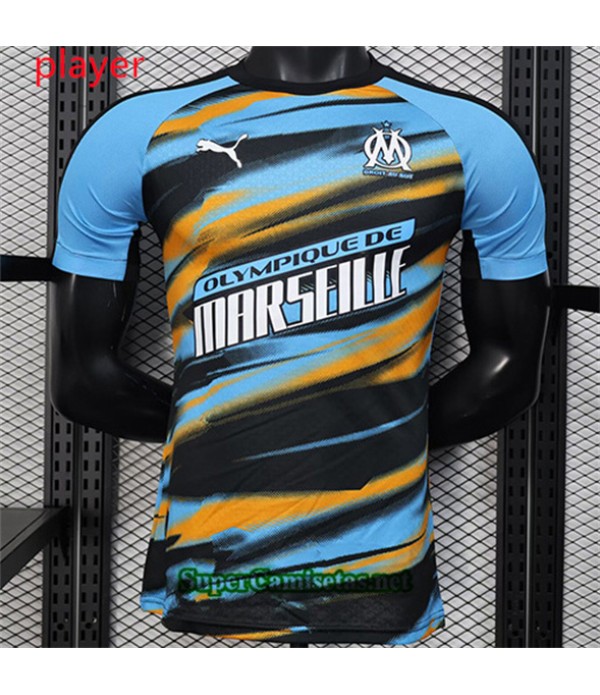 Tailandia Equipacion Camiseta Marsella Player Azul 2025 2026
