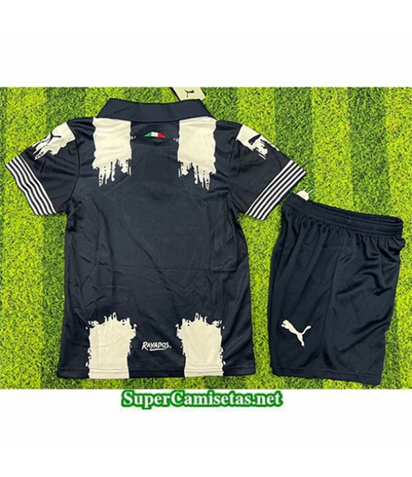 Tailandia Equipacion Camiseta Monterrey Niño Negro 2025 2026