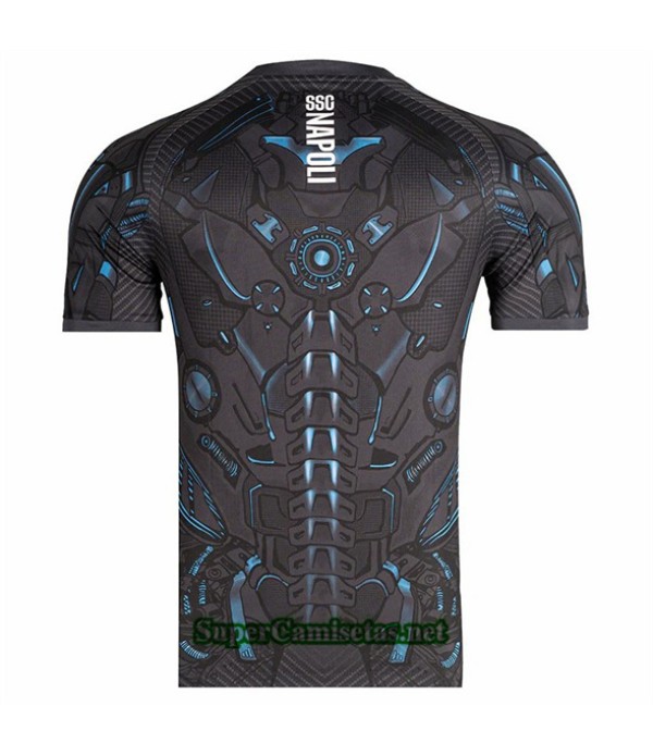 Tailandia Equipacion Camiseta Naples Negro 2025 2026