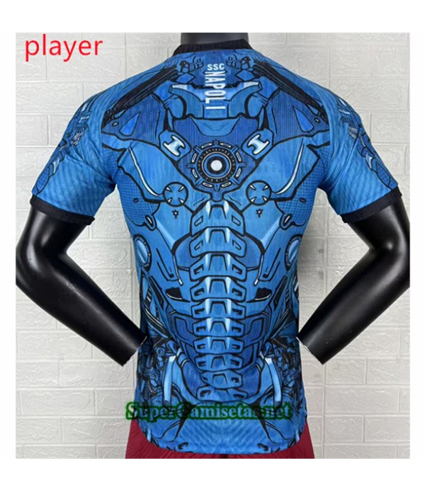 Tailandia Equipacion Camiseta Naples Player Azul 2025 2026