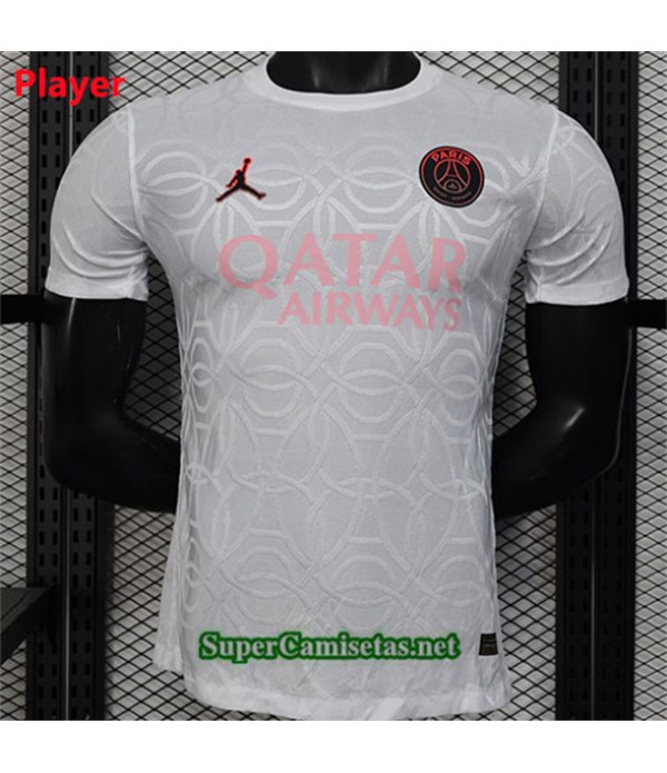 Tailandia Equipacion Camiseta Psg Player Jordan Blanco 2025 2026