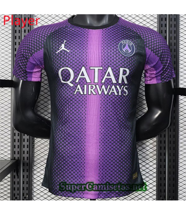 Tailandia Equipacion Camiseta Psg Player Jordan Púrpura 2025 2026