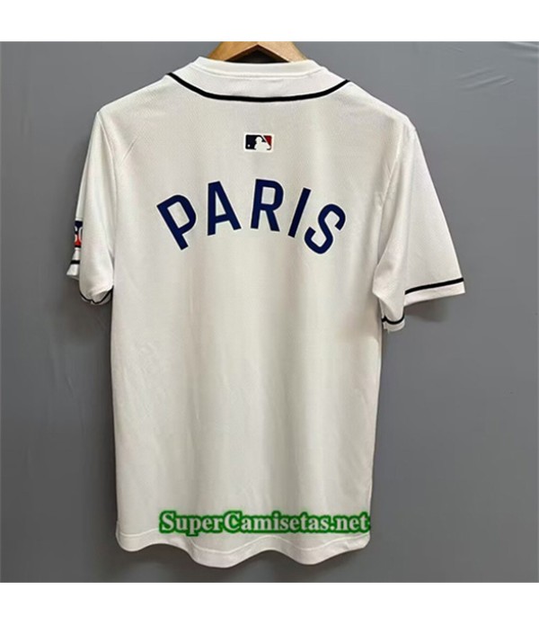 Tailandia Equipacion Camiseta Psg Baseball Blanco 2025 2026
