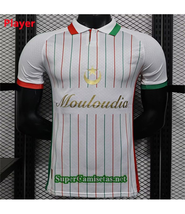 Tailandia Equipacion Camiseta Palestina Player Blanco 2025 2026