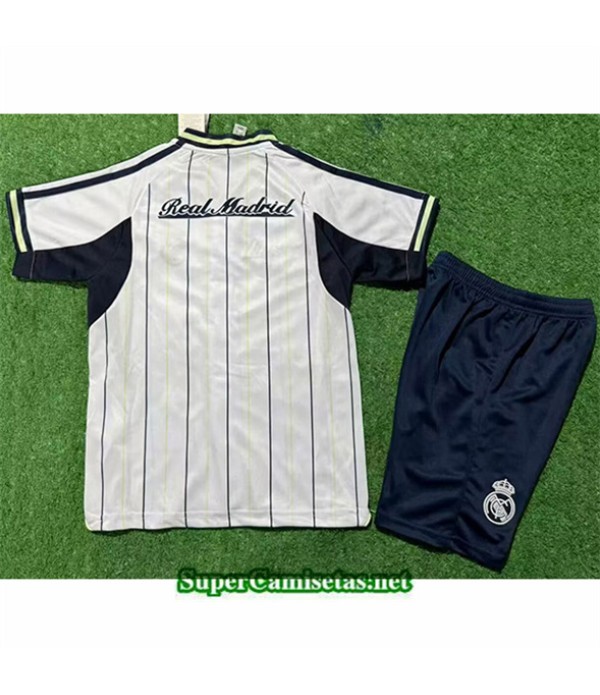 Tailandia Equipacion Camiseta Real Madrid Niño Casual 2025 2026