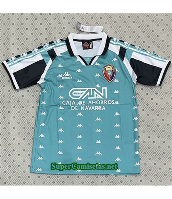 Tailandia Equipacion Camiseta Retro Osasuna Verde 1995 97