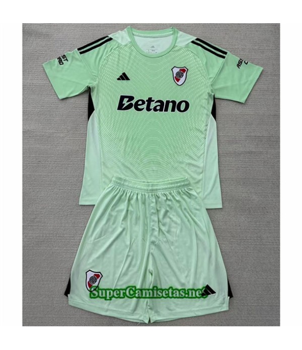 Tailandia Equipacion Camiseta River Plate Niño Verde 2025 2026