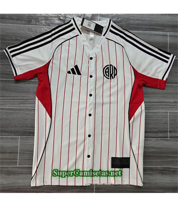 Tailandia Equipacion Camiseta River Plate Baseball 2025 2026