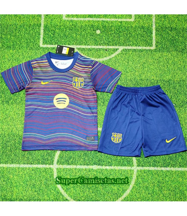 Tailandia Especial Equipacion Camiseta Barcelona Niño Azul 2025 2026