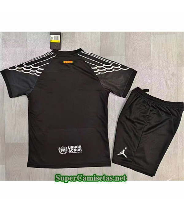 Tailandia Especial Equipacion Camiseta Barcelona Niño Negro 2025 2026