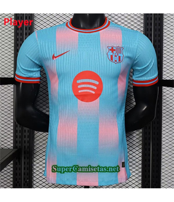 Tailandia Especial Equipacion Camiseta Barcelona Player Azul 2025 2026