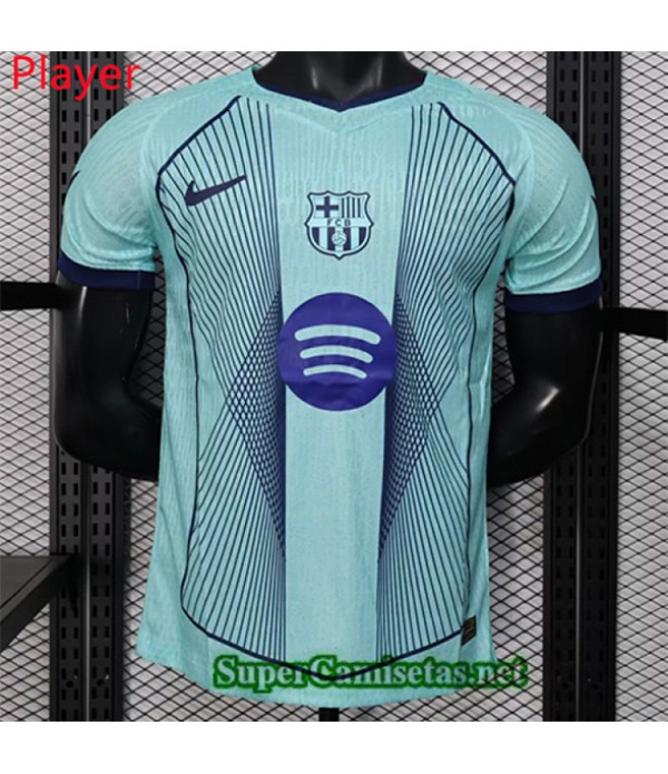 Tailandia Especial Equipacion Camiseta Barcelona Player Azul 2025 2026