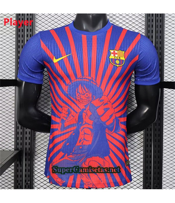 Tailandia Especial Equipacion Camiseta Barcelona Player Rojo/azul 2025 2026