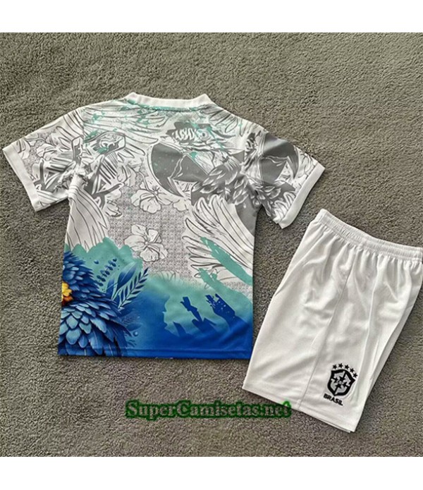 Tailandia Especial Equipacion Camiseta Brasil Niño Parrot 2025 2026