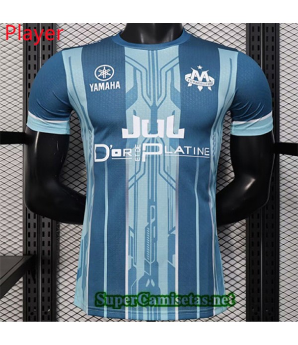 Tailandia Especial Equipacion Camiseta Marsella Player Azul 2025 2026