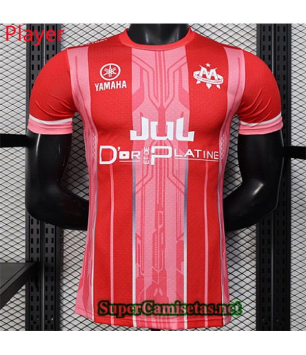 Tailandia Especial Equipacion Camiseta Marsella Player Rojo 2025 2026