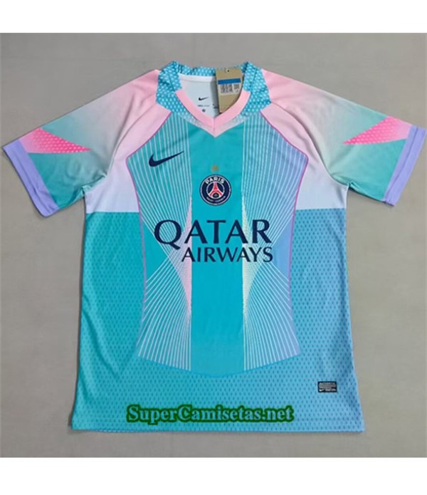 Tailandia Especial Equipacion Camiseta Psg Azul 20...
