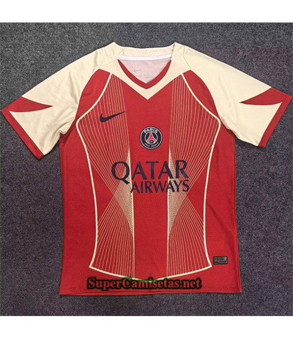 Tailandia Especial Equipacion Camiseta Psg Rojo 2025 2026