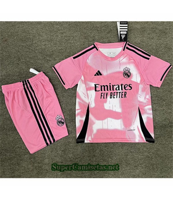 Tailandia Especial Equipacion Camiseta Real Madrid Niño Rosa 2025 2026