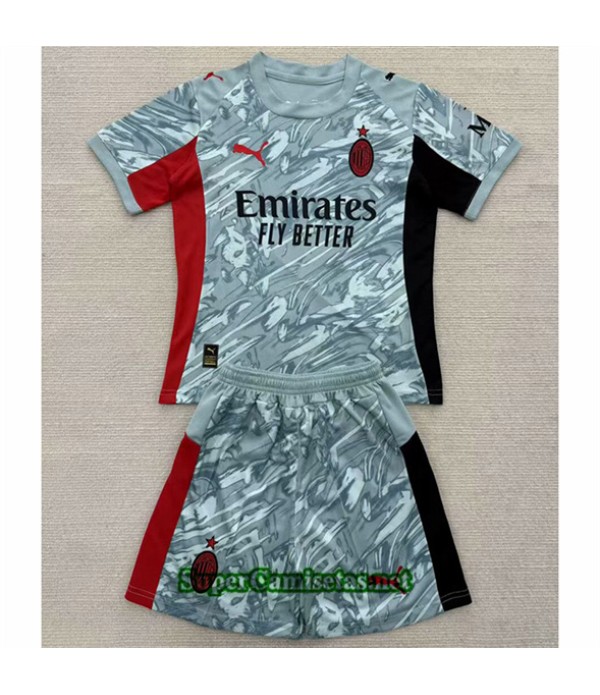 Tailandia Portero Equipacion Camiseta Ac Milan Ni...