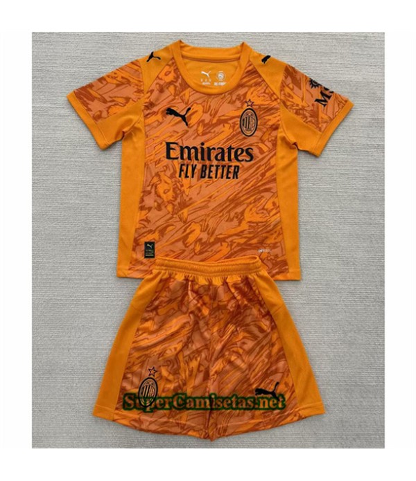 Tailandia Portero Equipacion Camiseta Ac Milan Ni...