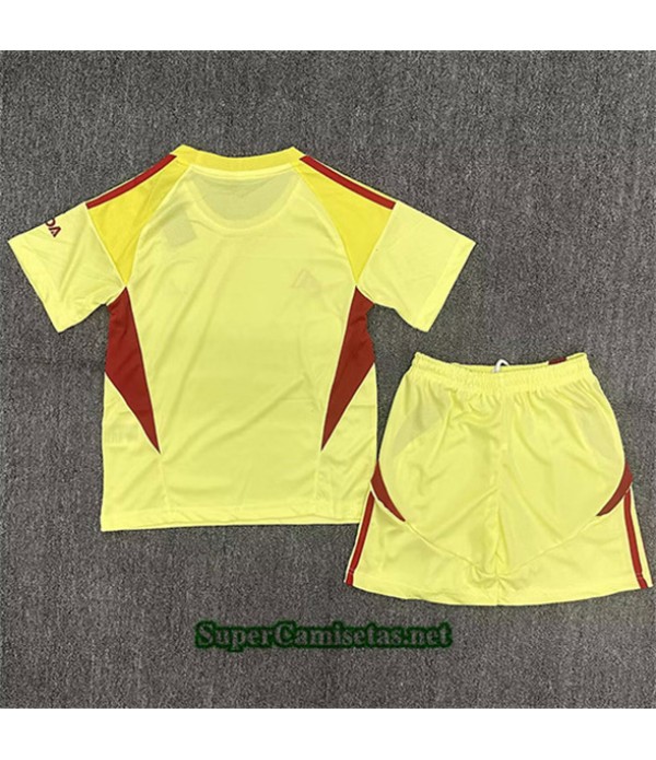 Tailandia Portero Equipacion Camiseta Arsenal Niño Amarillo 2025 2026