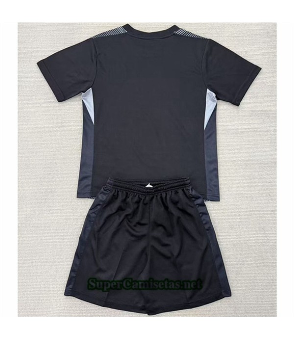 Tailandia Portero Equipacion Camiseta Atletico Madrid Niño Negro 2025 2026