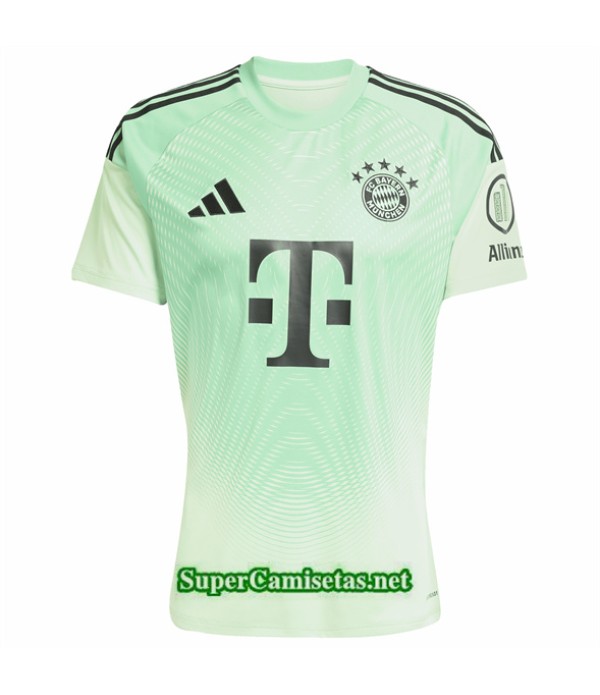 Tailandia Portero Equipacion Camiseta Bayern Munich Verde 2025 2026