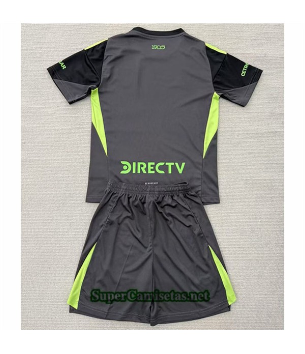 Tailandia Portero Equipacion Camiseta Boca Juniors Niño Gris/negro 2025 2026