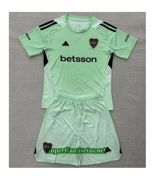 Tailandia Portero Equipacion Camiseta Boca Juniors Niño Vert 2025 2026