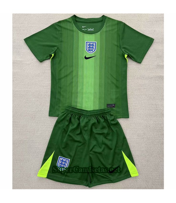 Tailandia Portero Equipacion Camiseta Inglaterra Niño Vert 2025 2026