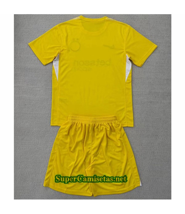 Tailandia Portero Equipacion Camiseta Inter Milan Niño Amarillo 2025 2026