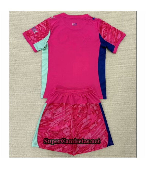 Tailandia Portero Equipacion Camiseta Manchester City Niño Púrpura 2025 2026