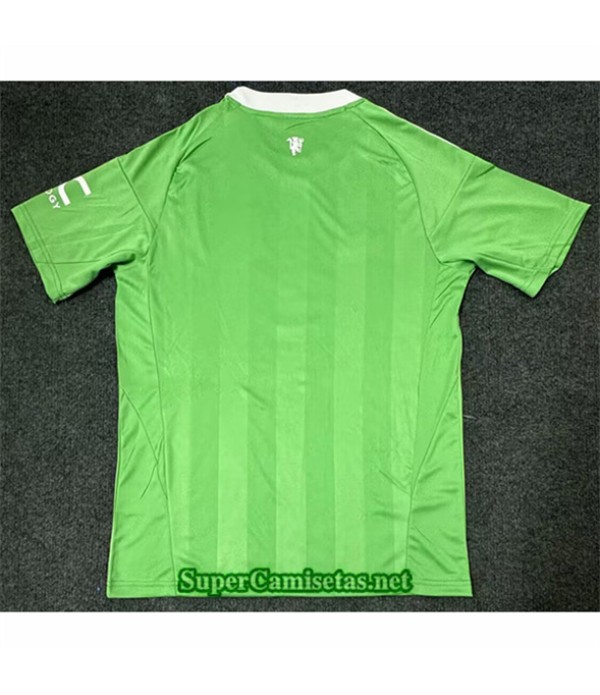 Tailandia Portero Equipacion Camiseta Manchester United Verde 2025 2026